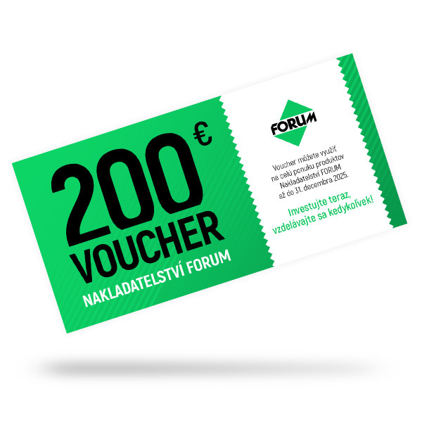 Voucher v hodnote 200 € na produkty Nakladatelství FORUM