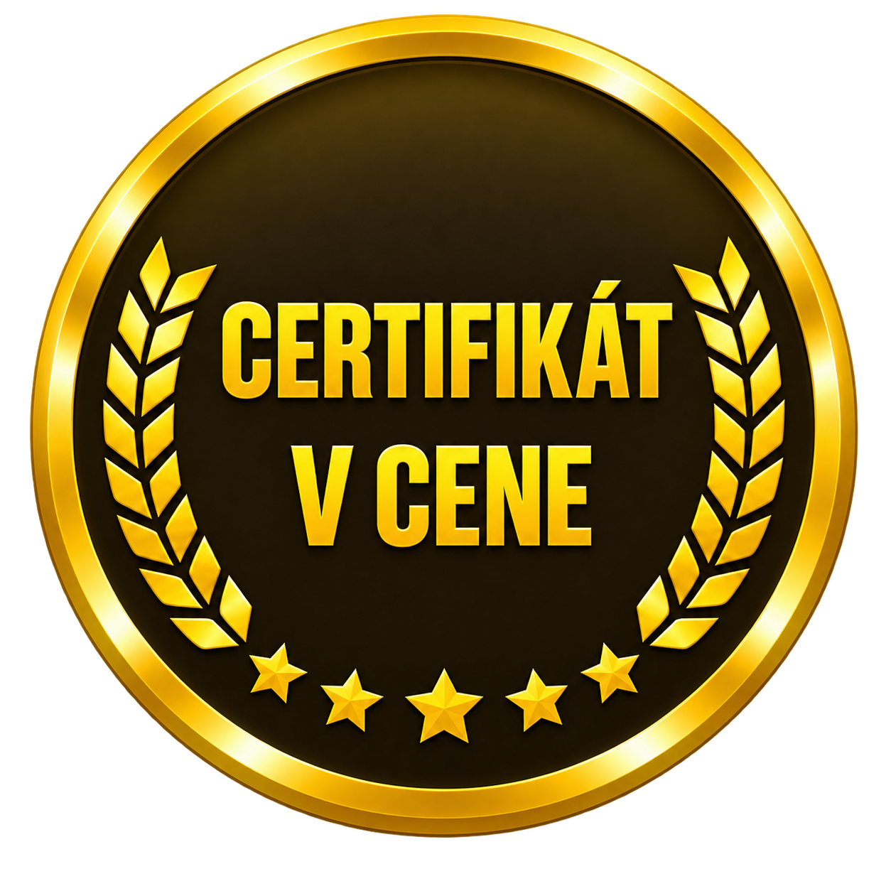 CERTIFIKÁT V CENE